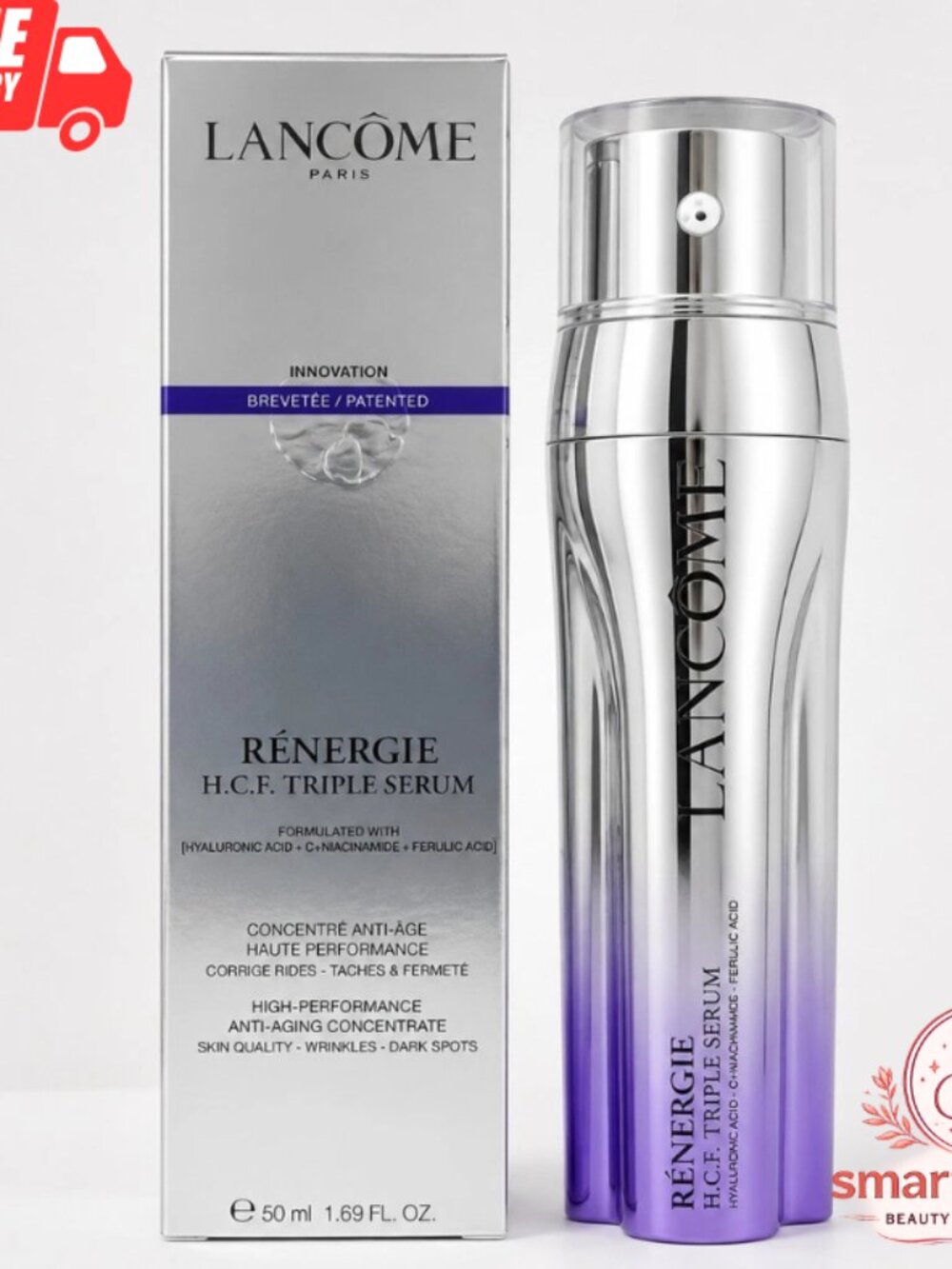 Lancome Renergie H.C.F Triple Serum ANTI-AGING 1.7oz /50mL FULL SZ SEAL BOX